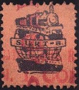 S.C.T. Barcelona sellos postales stamps Spain Guerra Civil War